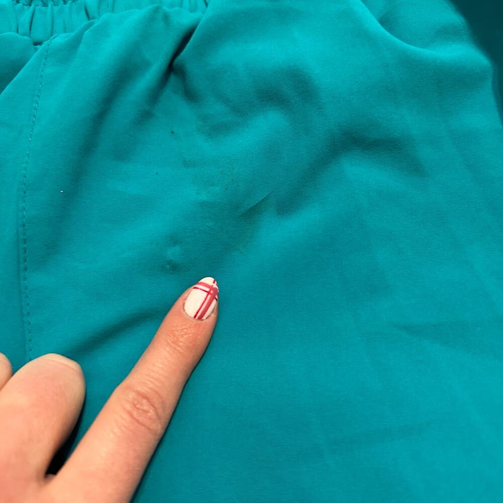 WONDERWINK Women's High Waist Slim Leg Pant 5334 Size MP In Teal Blue - Picture 10 of 13